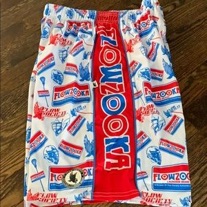 Flow Society lacrosse shorts- size L